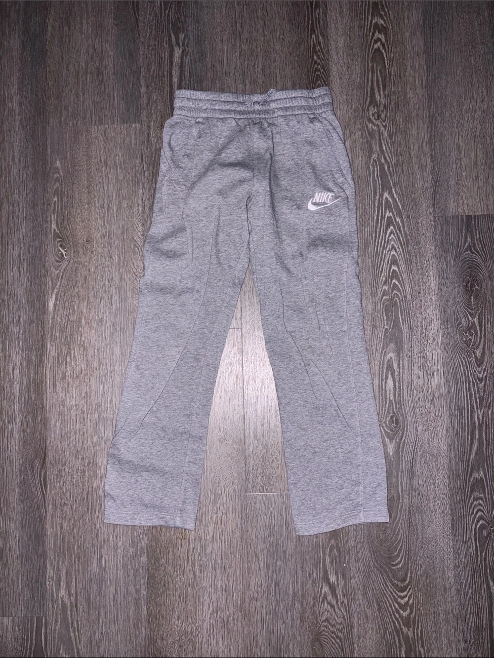 Nike Kids Dark Gray Logo Sweatpants